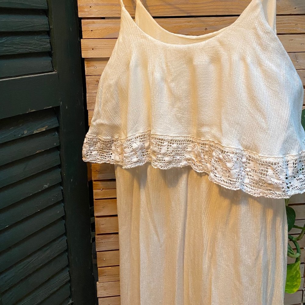 Flying Tomato Cream Maxi Dress